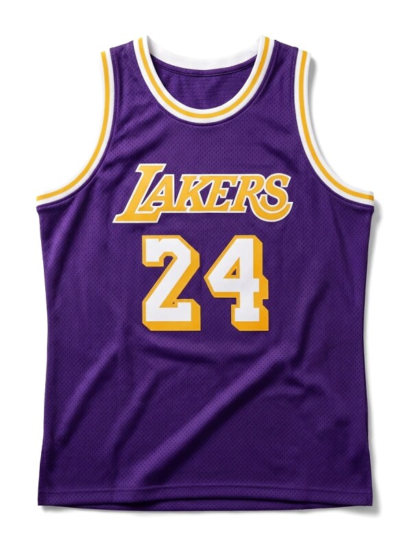 Kobe Lakers retro-style jerseys