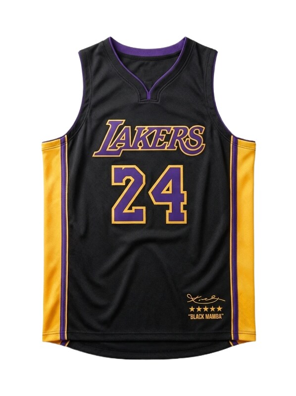 Kobe Lakers retro-style jerseys