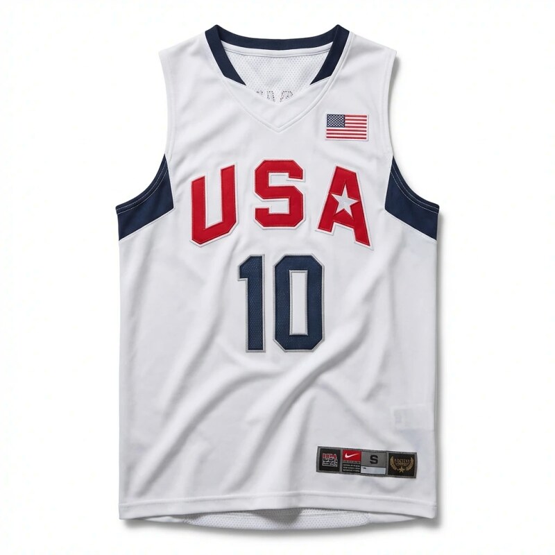Kobe USA series sporty white jersey