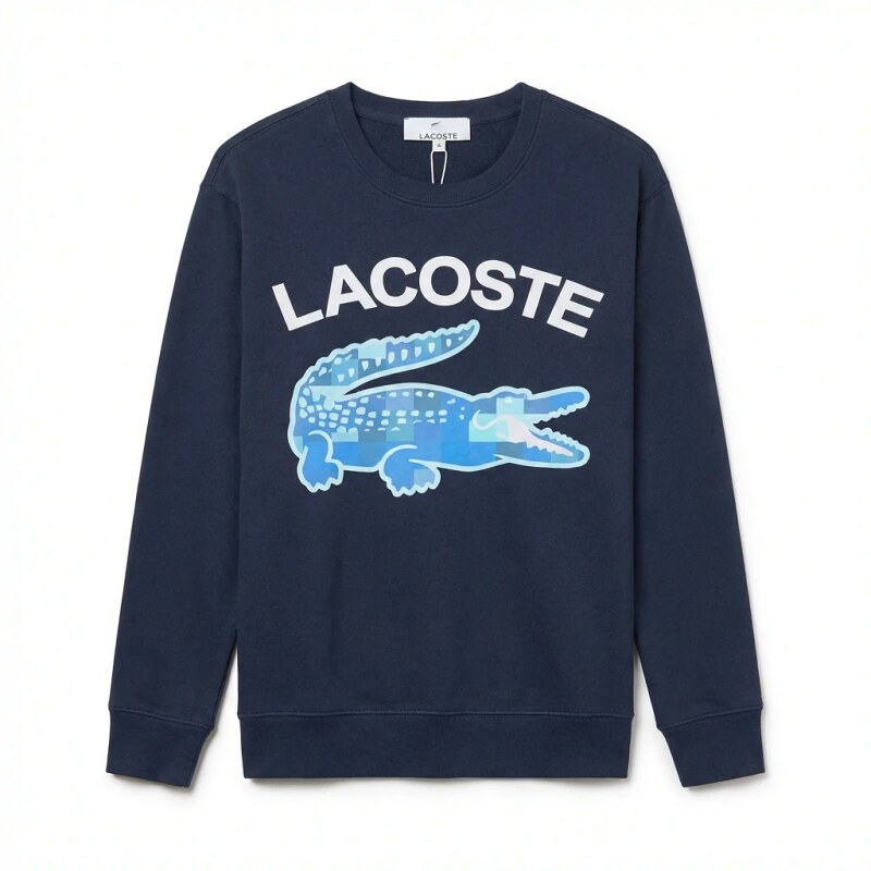 Lacoste Classic Style Fashion Navy Blue Sweatshirt