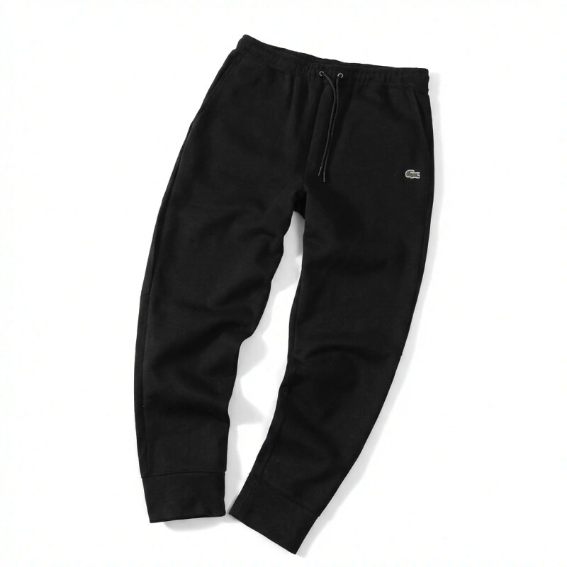 Lacoste simple and casual style black pants