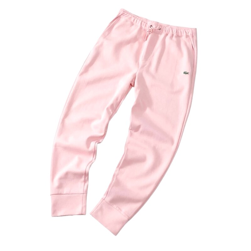 Lacoste simple-style pink sweatpants