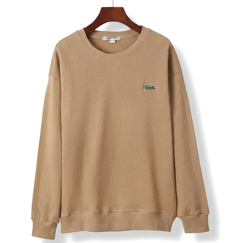 Lacoste solid color casual style sweatshirt