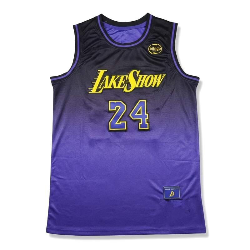 Lakers gradient-style basketball uniforms
