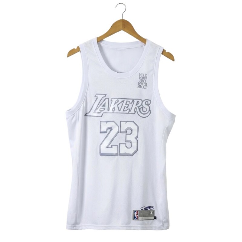 Lakers LBJ retro white vest