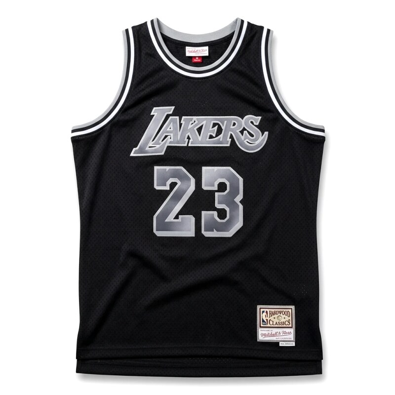 Lakers No. 23 LBJ retro-style jersey