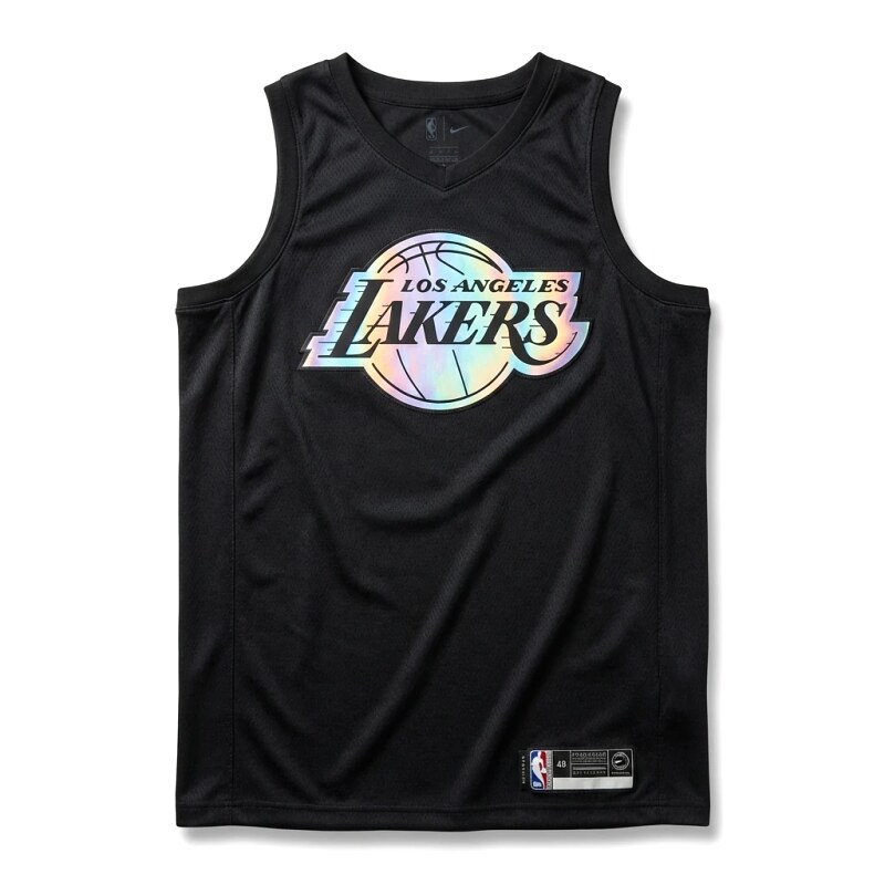 LBJ Lakers black trendy brand vest