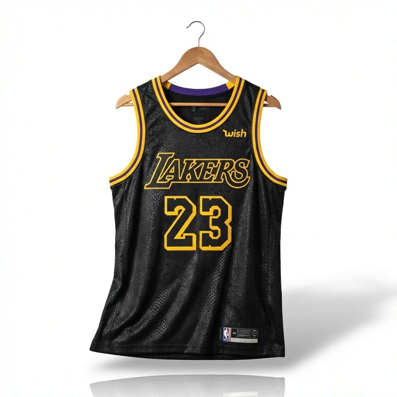 LBJ Lakers retro black jersey