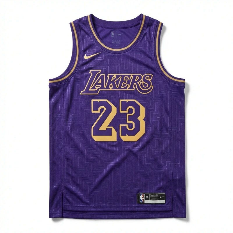 LBJ Lakers retro purple jersey