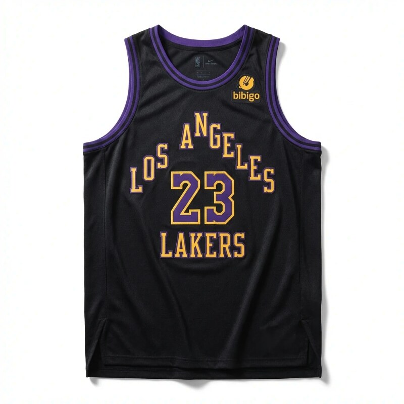 LBJ Lakers retro-style jersey
