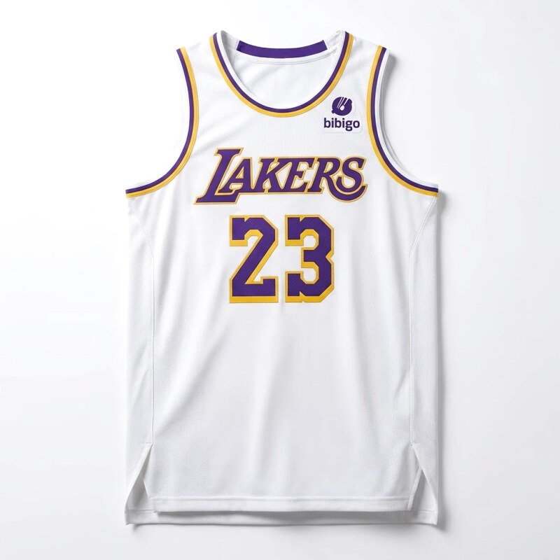 LBJ Lakers retro-style jersey
