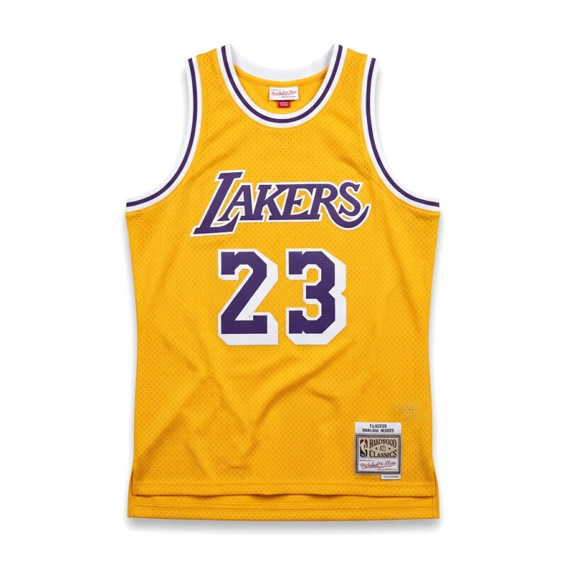 LBJ Lakers retro yellow jersey