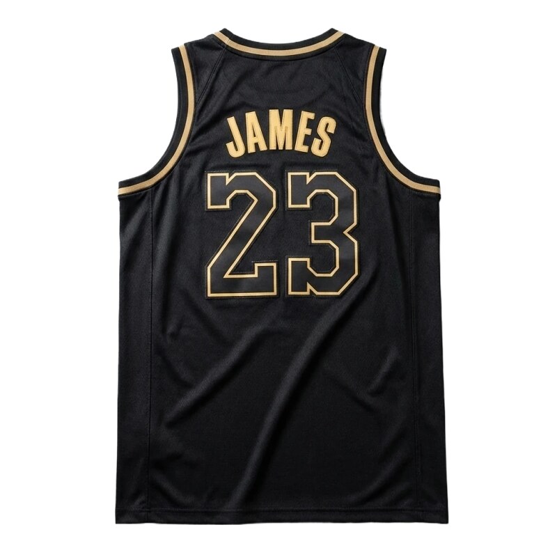 LBJ No.23 black basketball jersey