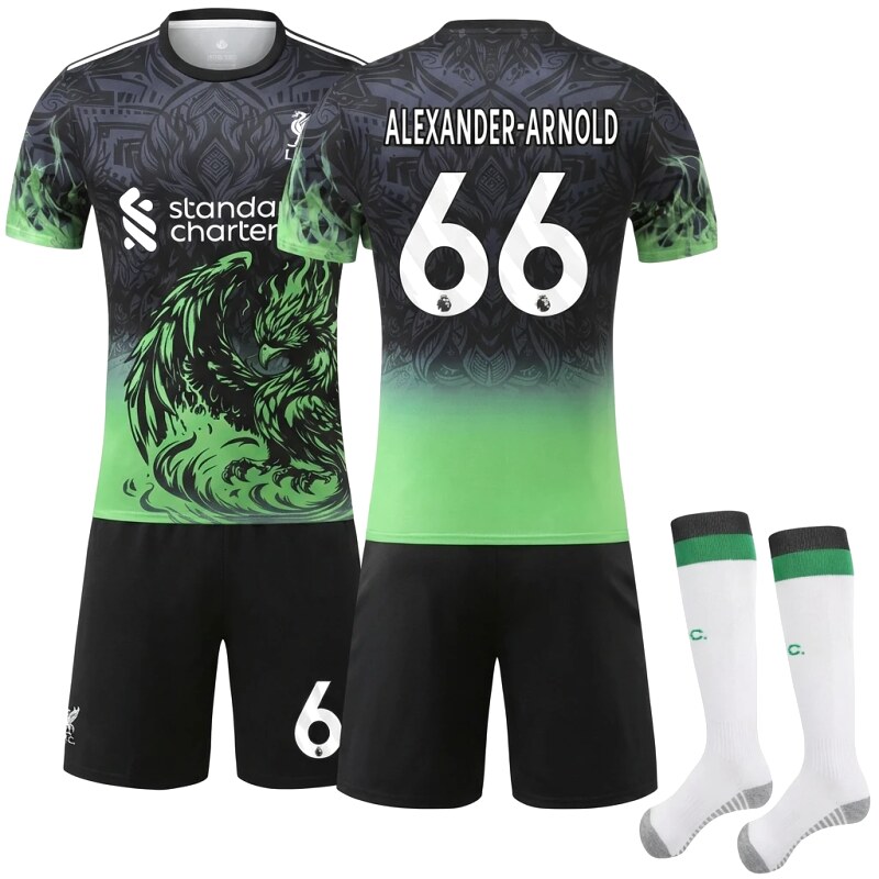 LFC Dark Green Flame Wind Jersey