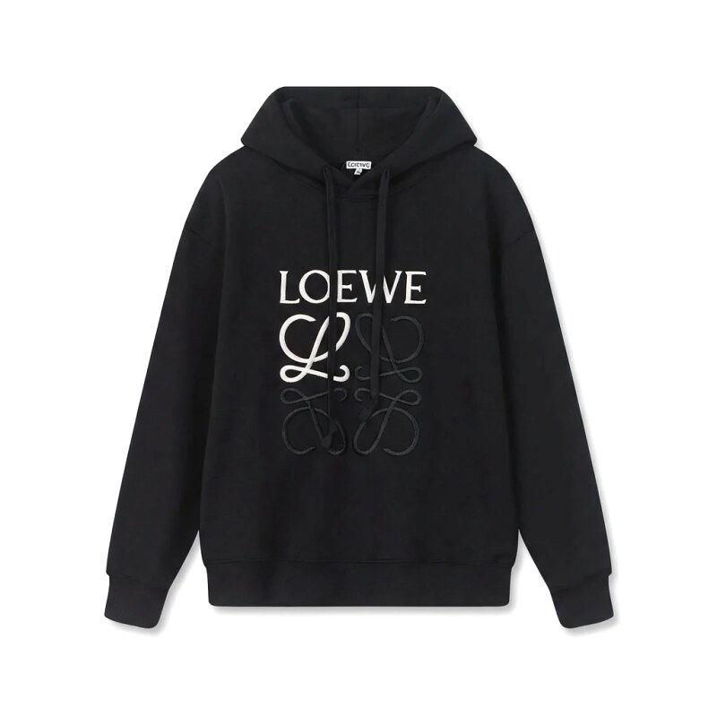 LOEWE letter embroidery style hoodie