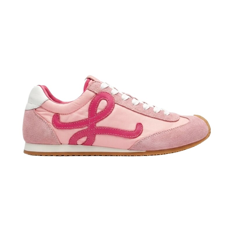 LOEWE pink retro-style sneakers