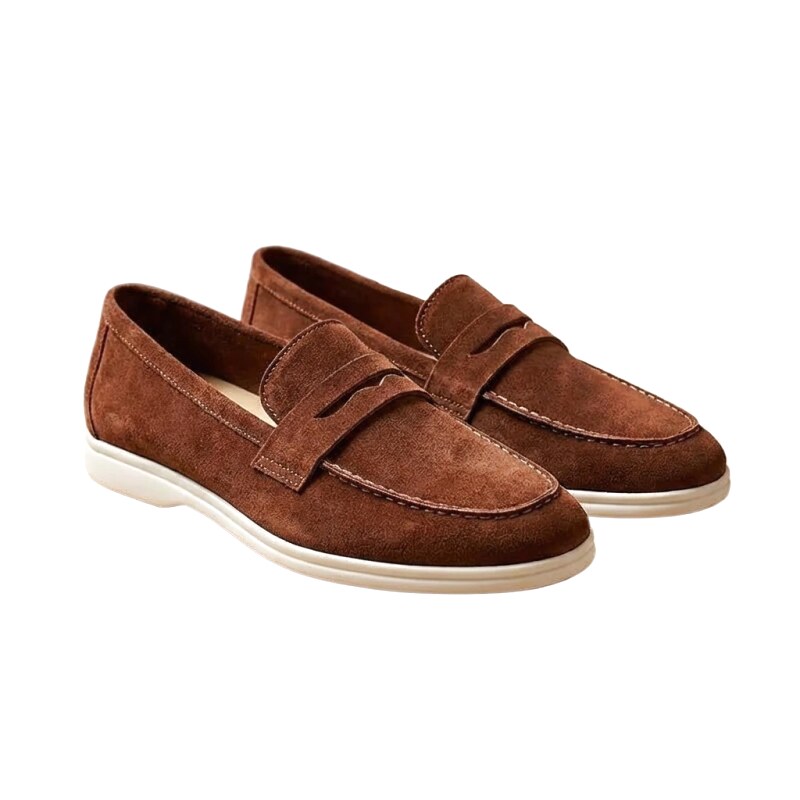 Loro Piana casual style brown shoes