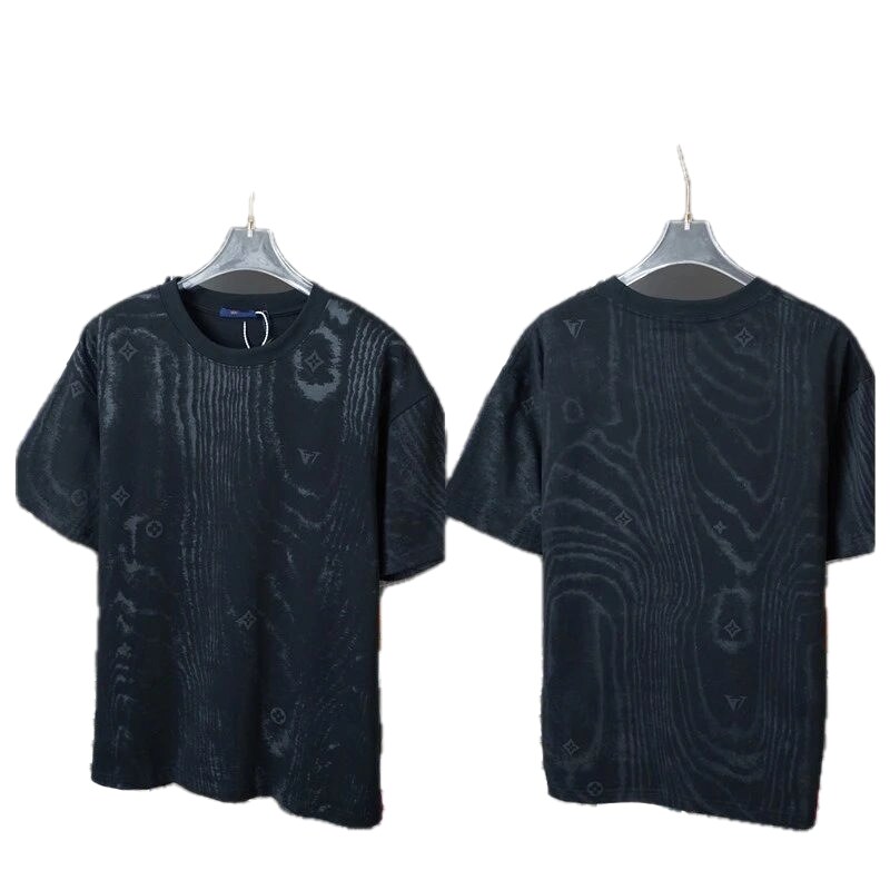 Louis Vuitton Monogram Trendy Style Black T-Shirt