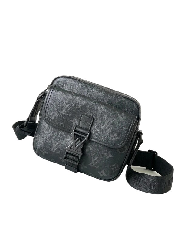 Louis Vuitton printed fashion style black bag