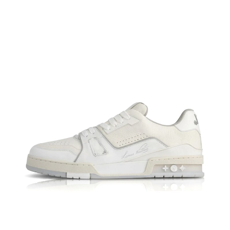 Louis Vuitton white trendy sports shoes