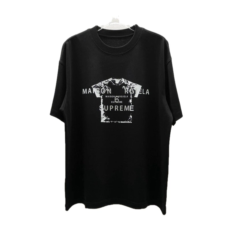 Maison Margiela Co-branded Street-style Black T-Shirt
