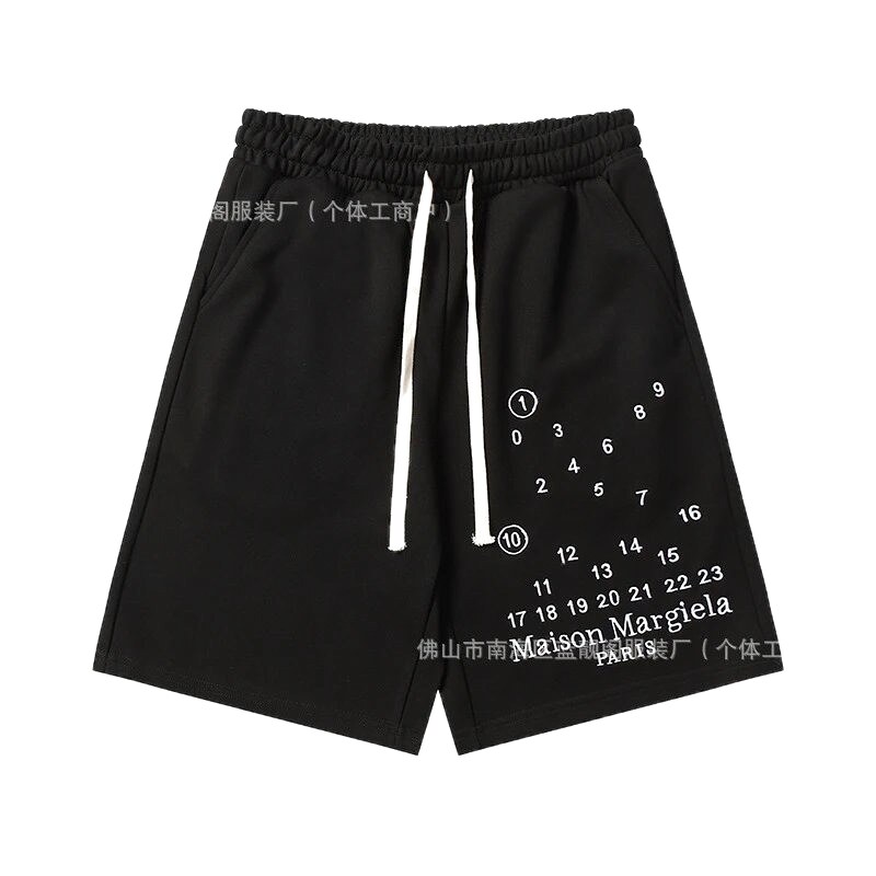 Maison Margiela Digital Style Black Shorts