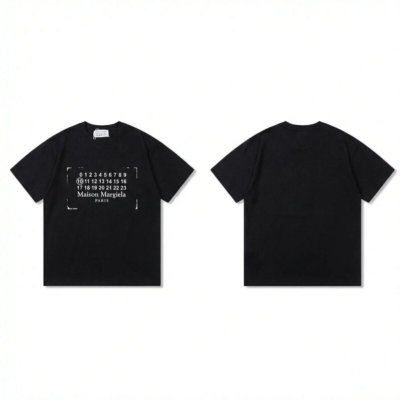 Maison Margiela Digital Style Black T-shirt