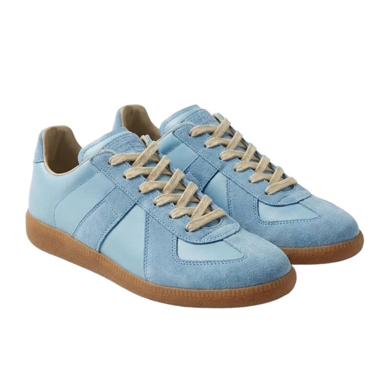 Maison Margiela German training style light blue shoes