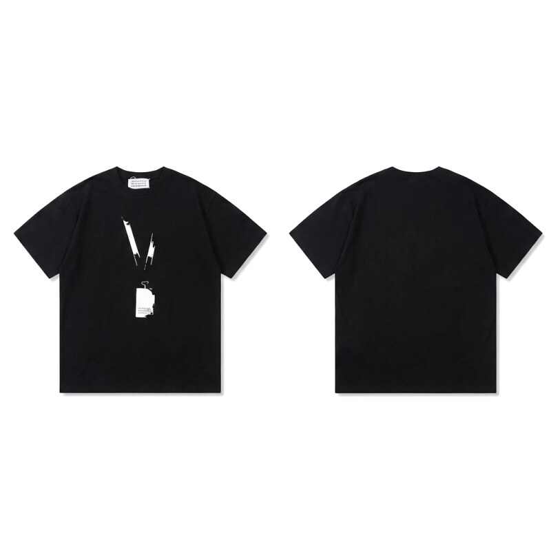 Maison Margiela minimalist black T-shirt