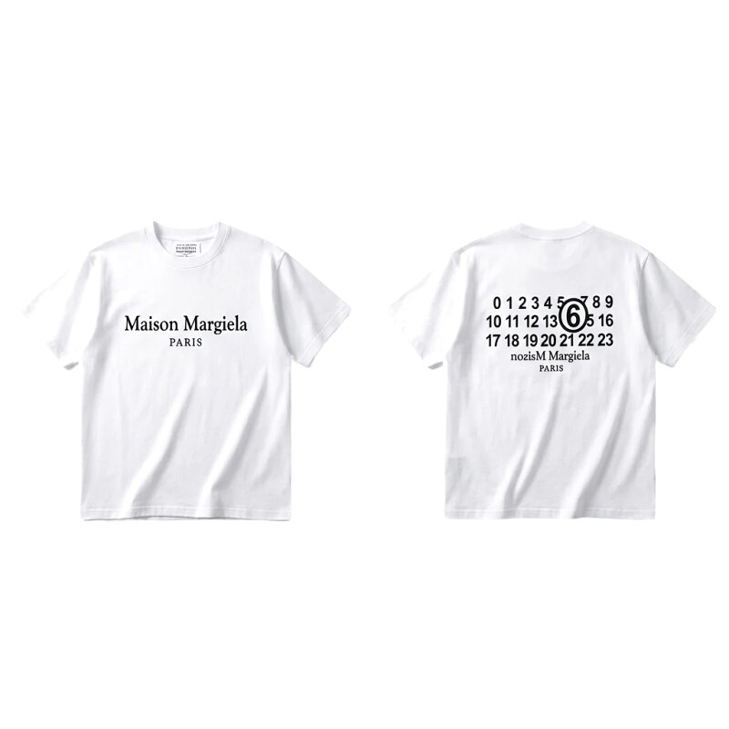 Maison Margiela white T-shirt with digital printing
