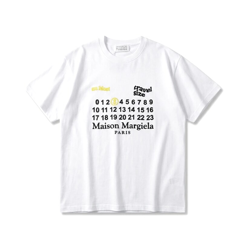 Maison Margiela white T-shirt with digital printing