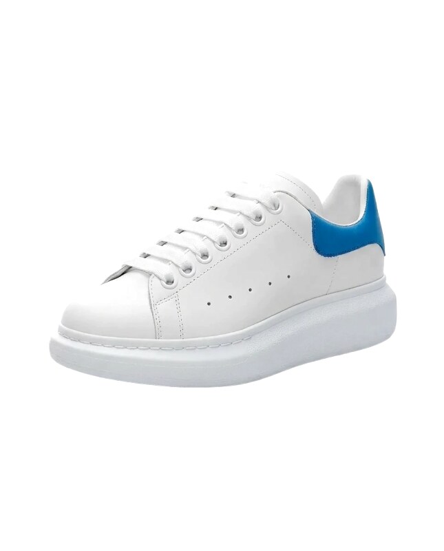 McQueen Blue - Tail Casual White Sneakers