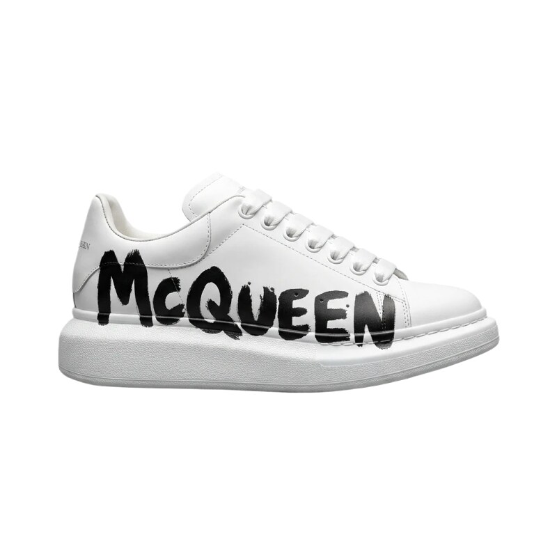 McQueen - printed casual - style white shoes