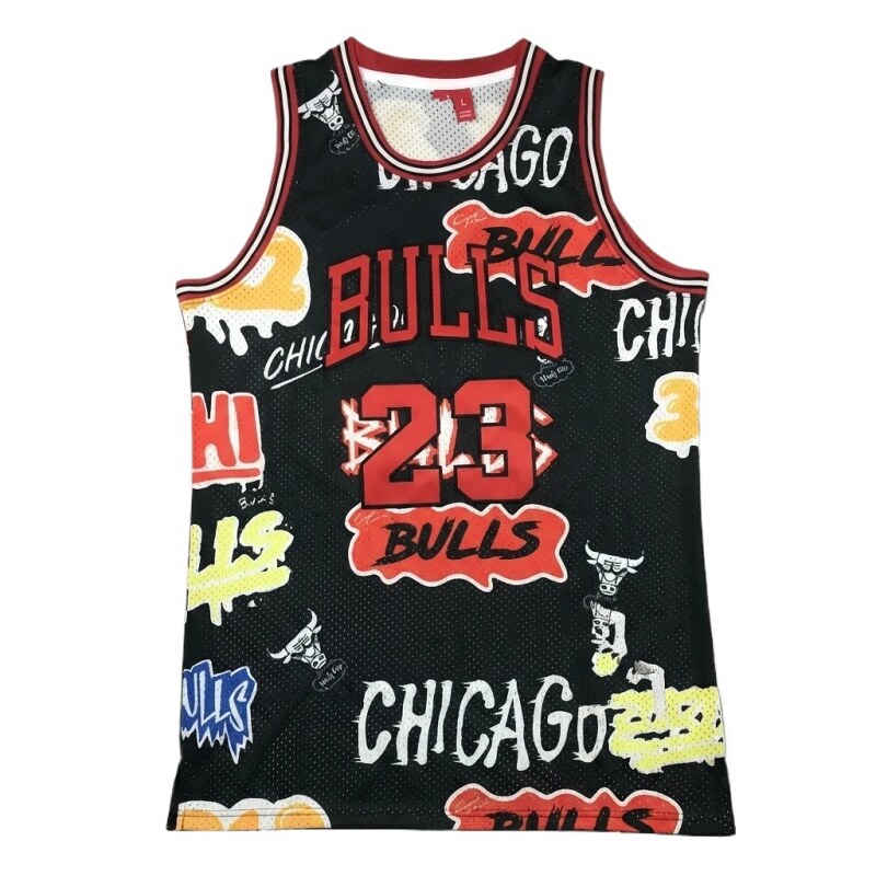 Michael Jordan graffiti-style jersey