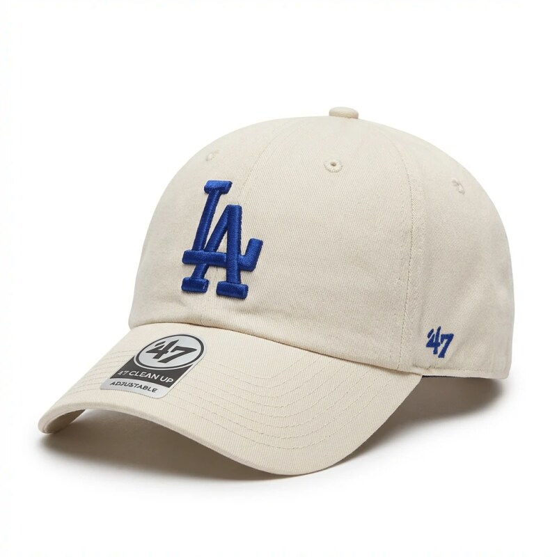 MLB baseball style white baseball cap