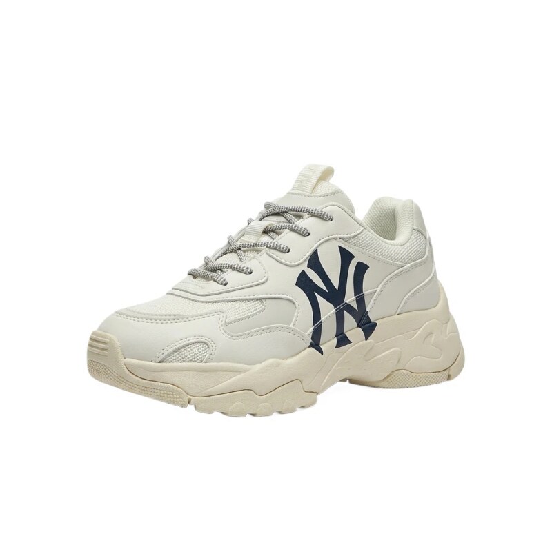MLB dad-style white sneakers