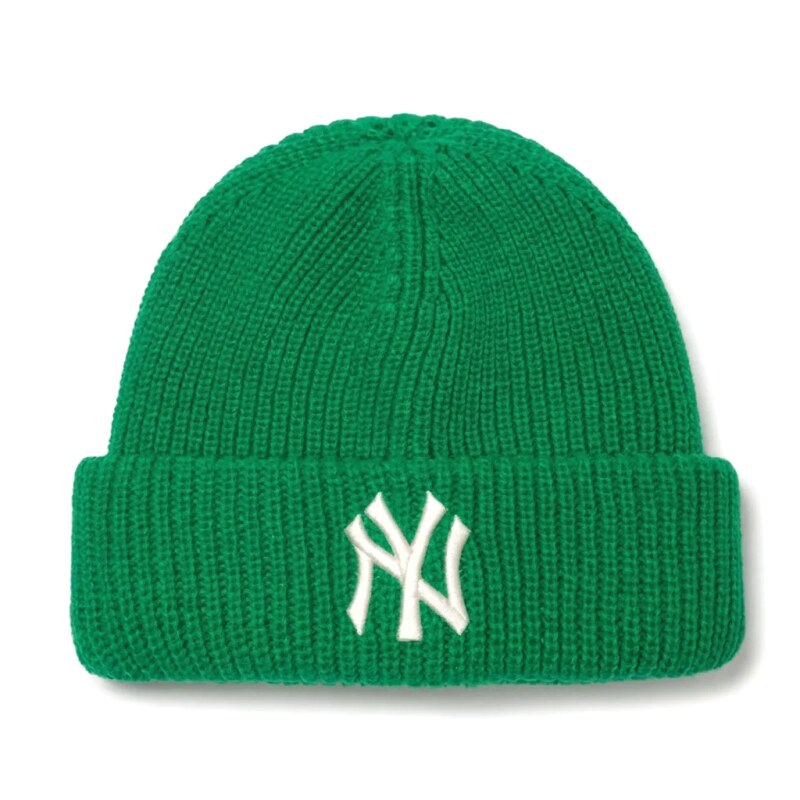 MLB knitted trendy brand green hat