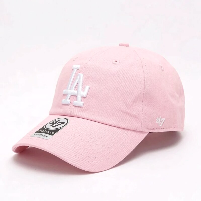 MLB LA style pink baseball cap