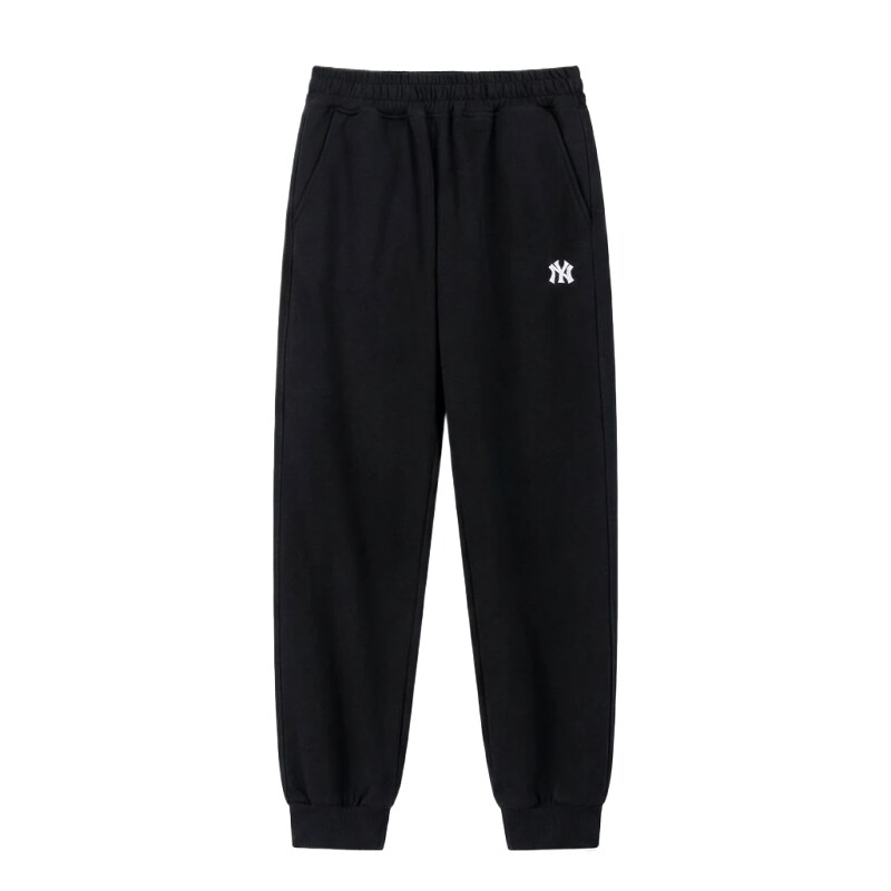 MLB large logo casual style black pants