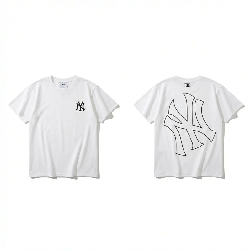 MLB New York Yankees minimalist style white T-shirt
