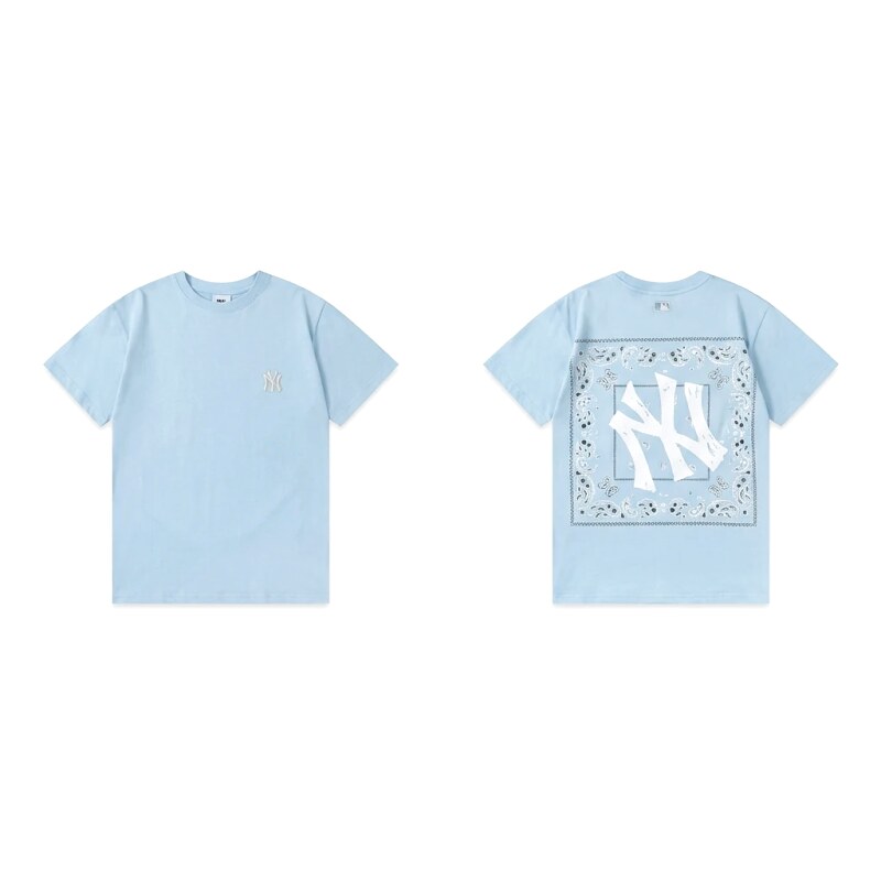 MLB retro light blue T-shirt