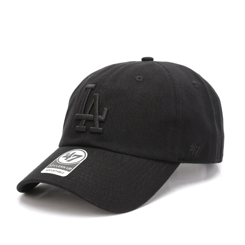 MLB trendy brand black baseball cap