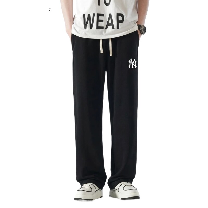 MLB trendy brand casual style black pants