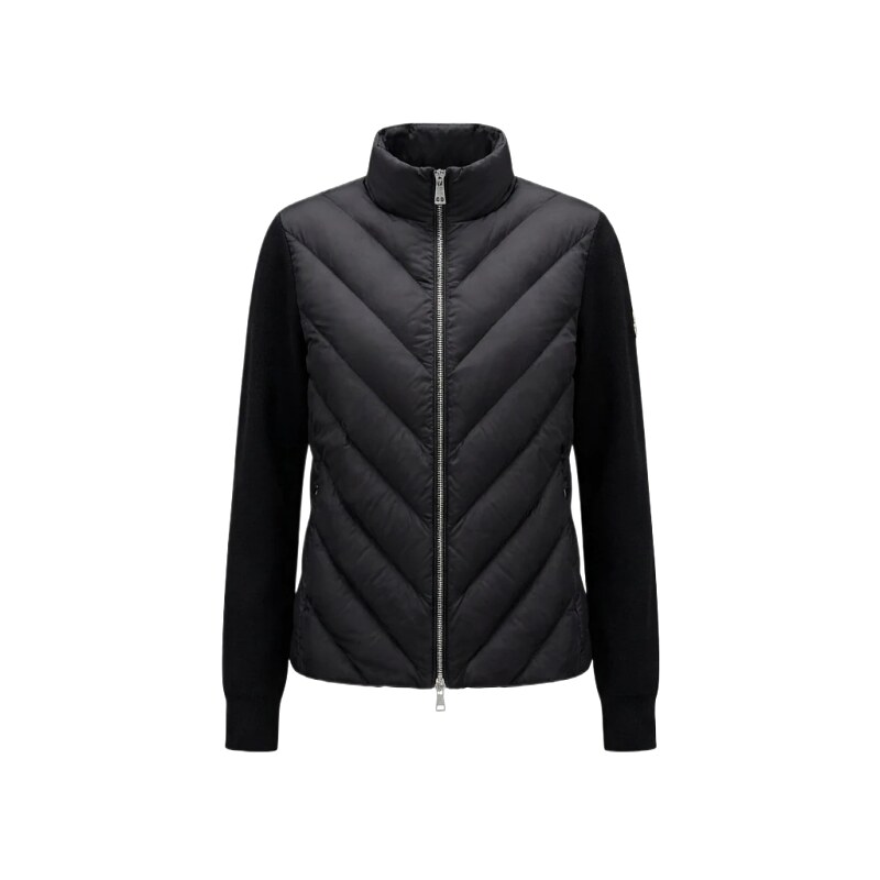 Moncler black casual style down jacket