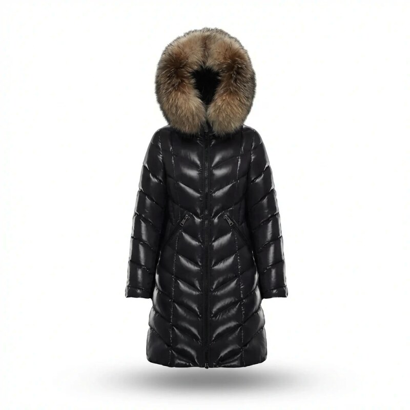 Moncler black luxury style down jacket