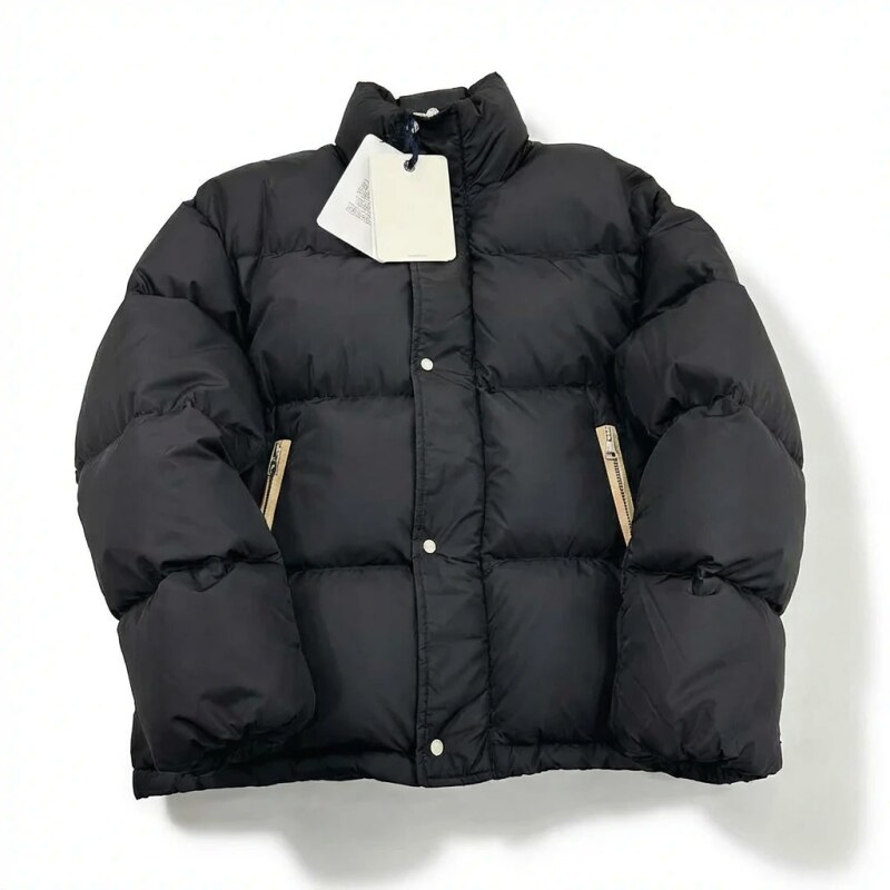 Moncler black short down jacket