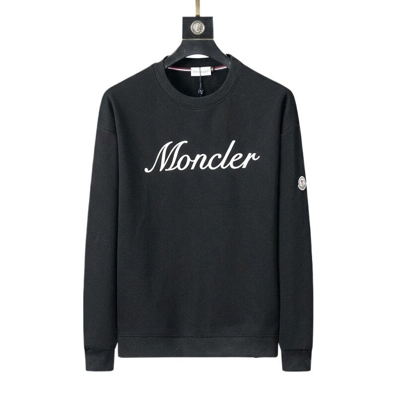Moncler black simple sweatshirt