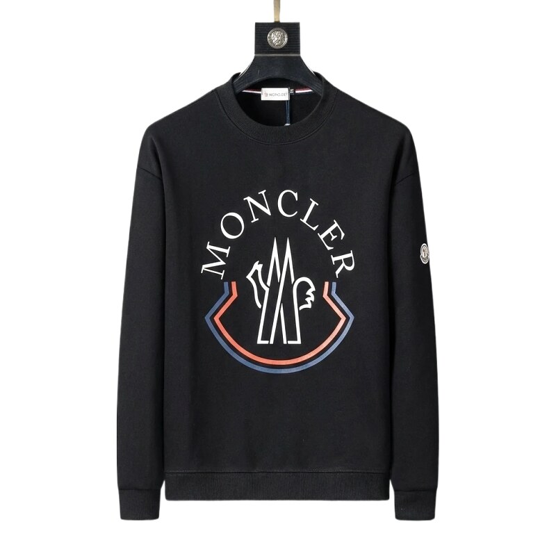 Moncler Classic and Stylish Black Sweatshirt