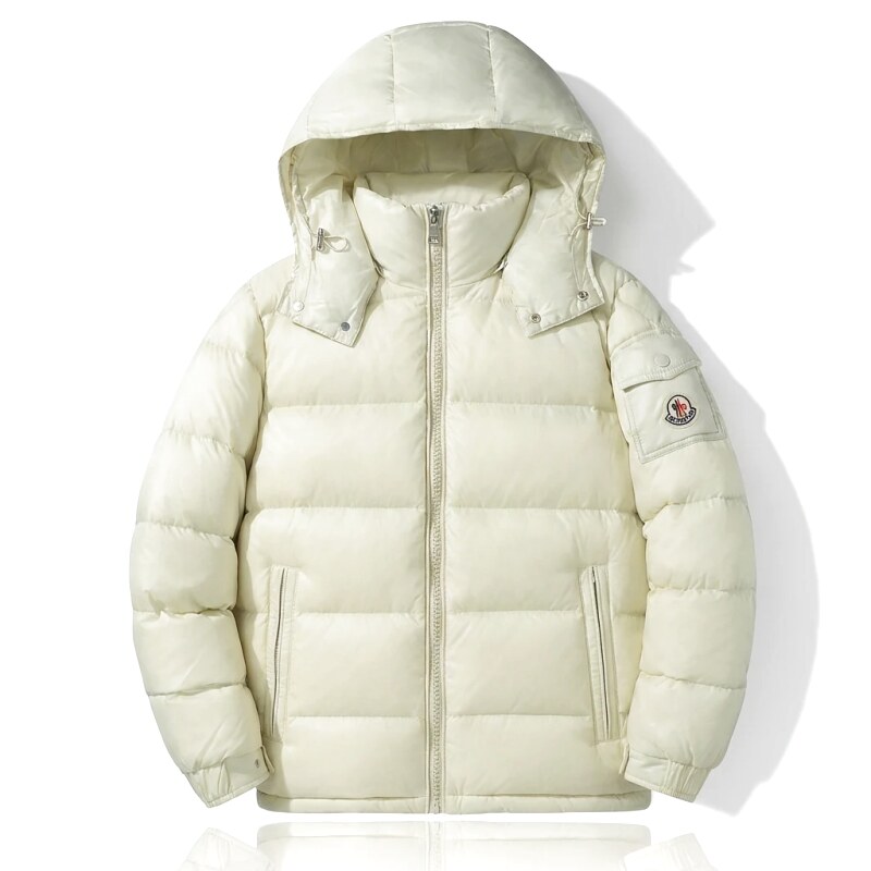 Moncler classic beige down jacket