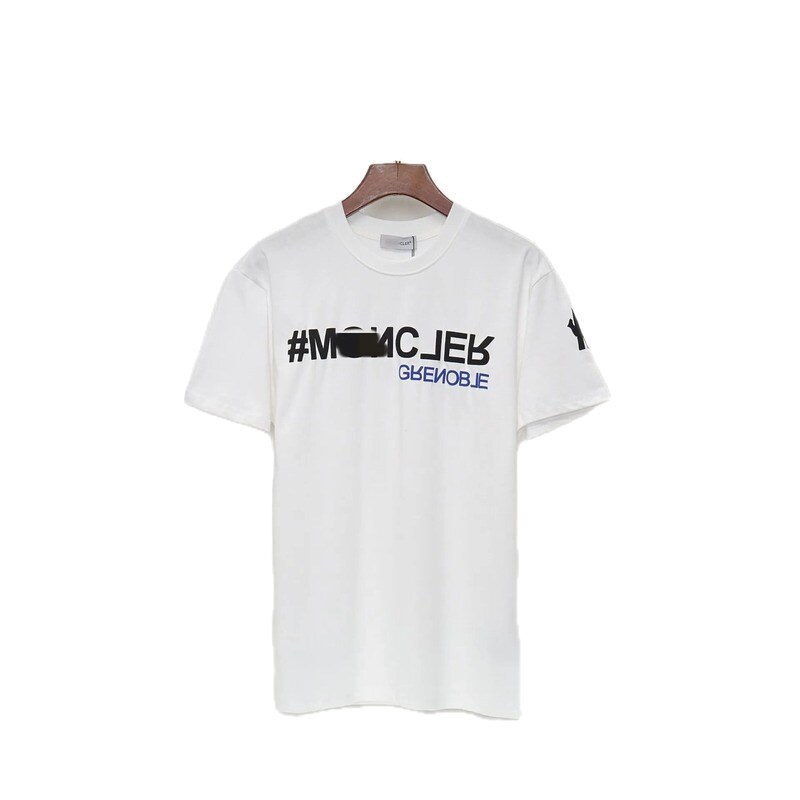 Moncler Grenoble Trendy Printed White T-Shirt